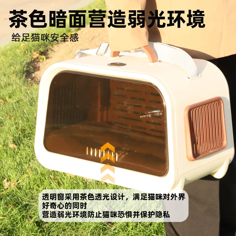 Transportin de gran capacidad para gatos - Bolso de hombro portatil - imagen 3