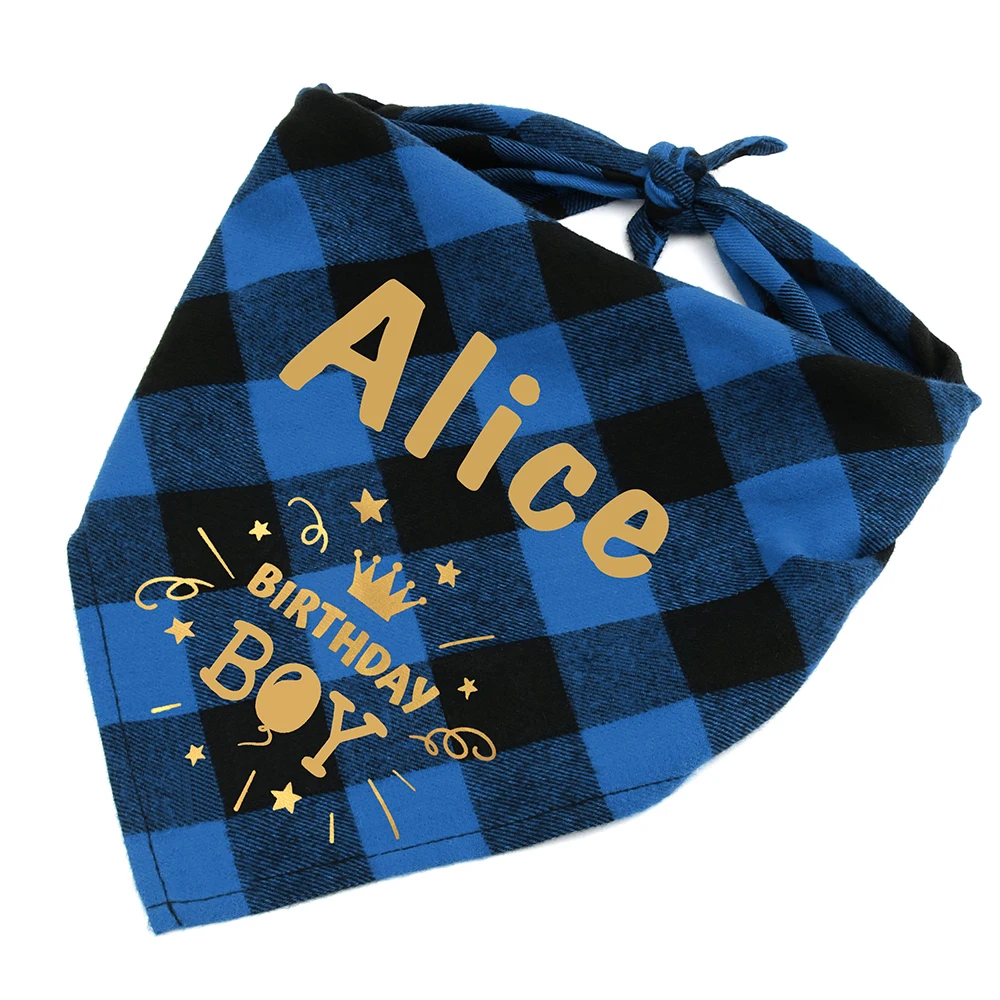 Collar Bandana personalizado para perro y gato, pañuelos personalizados para mascotas, bufanda para Navidad, cumpleaños, accesorios para perros pequeños y medianos, ropa - imagen 3