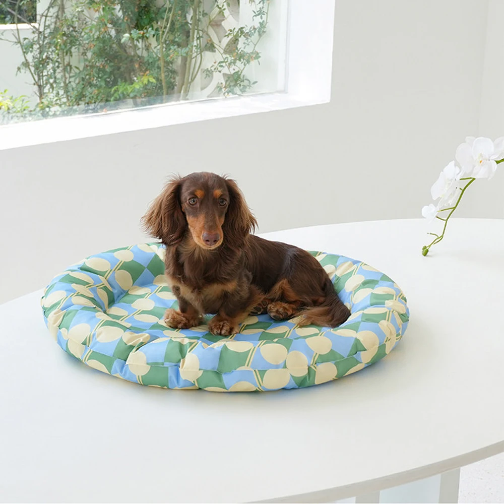 Colchoneta floral refrescante para perros pequeños, antideslizante - imagen 2
