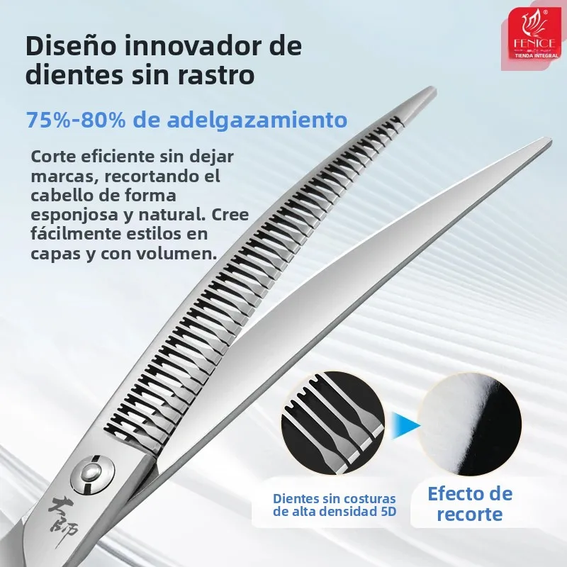 Tijeras de peluquería canina curvas 7,25 pulg. JP440C - para perros - imagen 3