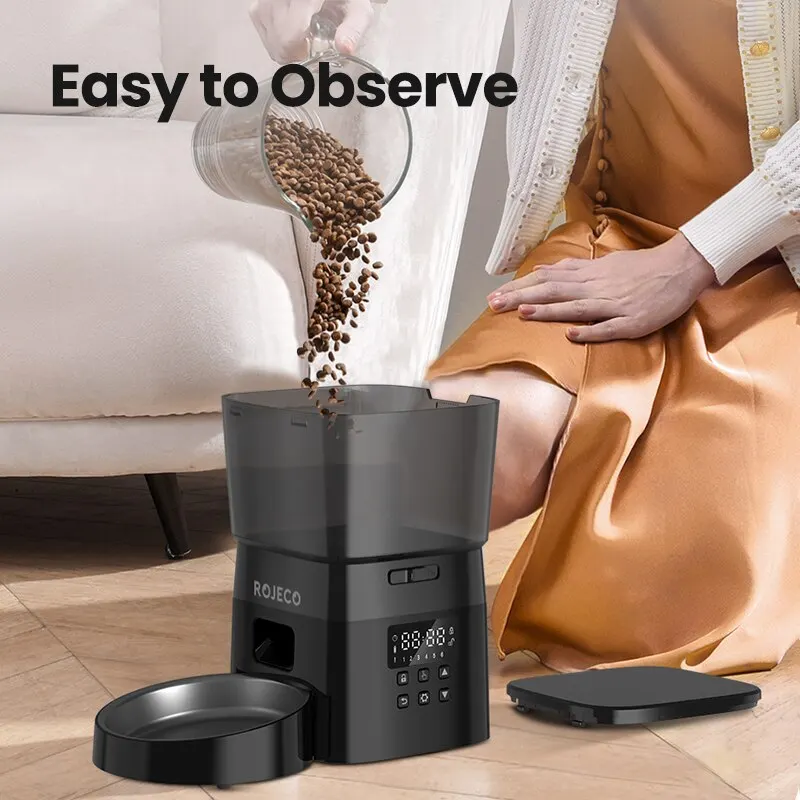 Comedero automático para gatos y perros - versión con botón - imagen 5