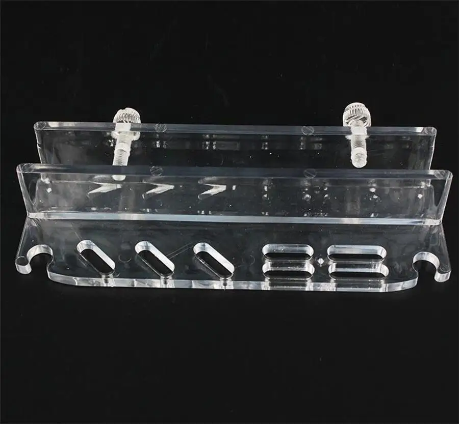 Estante de almacenamiento de herramientas para plantas de acuario, soporte acrílico para herramientas de limpieza de césped y agua para p pinzas, raspador, tijera, 1 ud. - imagen 5