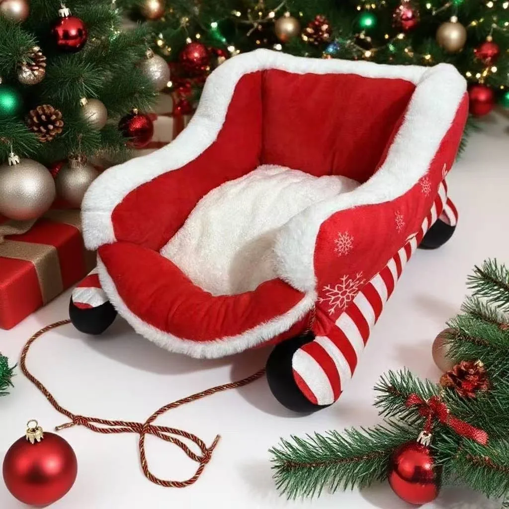 Cama para el hogar para perros pequeños, sofá Convertible, casas, accesorios para cachorros de invierno, accesorios navideños para perros, camas para cachorros, gallinero, cama grande para mascotas