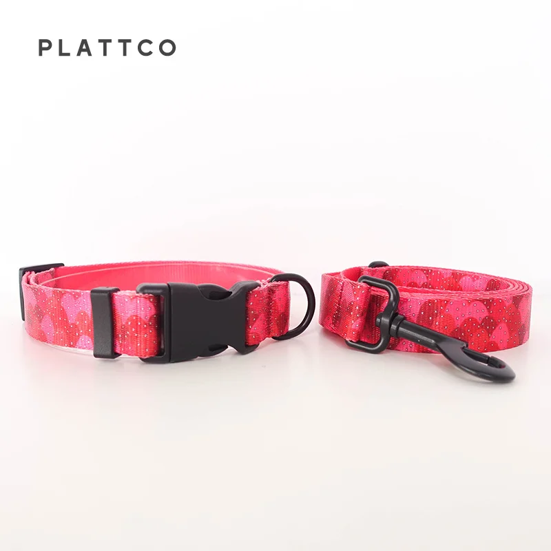 PLATTCO personalizado fresa JELLY pajarita cuello correa nylon impreso cachorro collar para mascota pequeña mediana grande 5 tamaño PDC322 - imagen 2