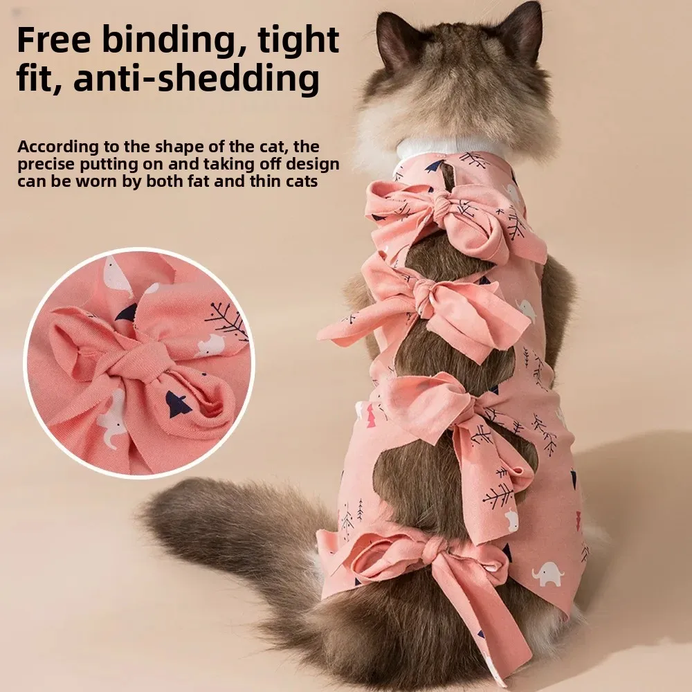 Ropa de esterilización para mascotas, ropa antilamer y antipérdida de cabello para gatos, pantalones fisiológicos cómodos y transpirables