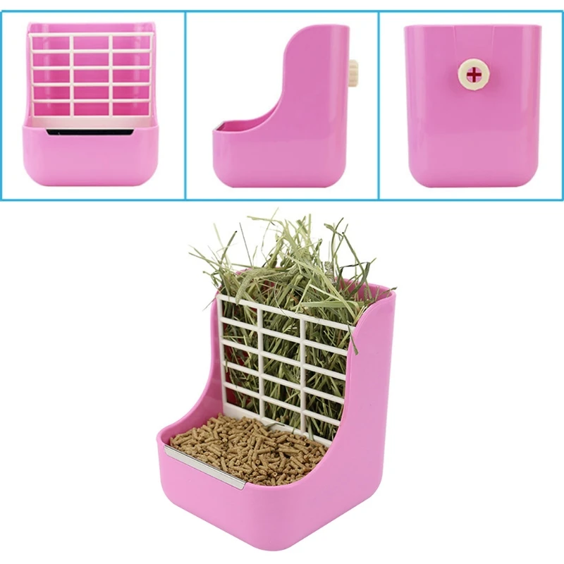 Comedero de heno para conejos, cobayas y chinchillas - imagen 2