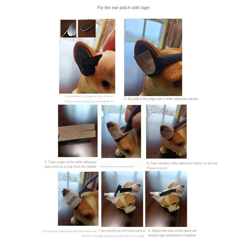 Parche para la oreja de corrección de perro para entrenamiento de pastor alemán, ortopédicos, orejas de perro, caballo, mascotas, accesorios para perros, productos de cuidado, pegatinas para las orejas - imagen 3