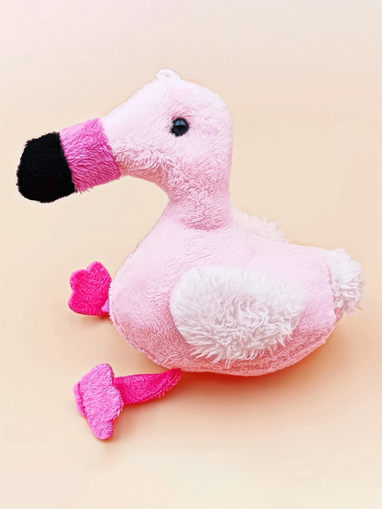 Mini juguete de peluche de flamenco adecuado para mascotas, compañía y juego, no apto para que las mascotas lo mastiquen y muerdan - imagen 4