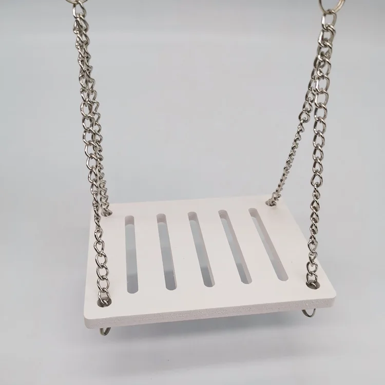 Juguetes de ejercicio para hámster, tablero ecológico de PVC de Color, columpio, juguete de actividad para animales pequeños, para escalar, suministros para mascotas - imagen 3