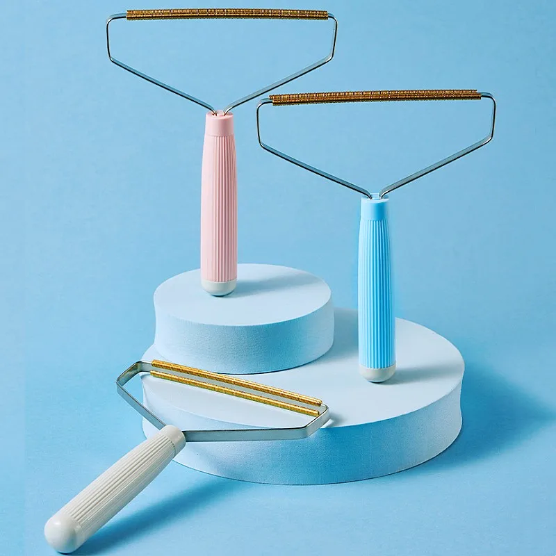 Cepillo removedor de pelo de mascotas, mango cómodo, peine de acero inoxidable para el cuidado de mascotas, recogedor de pelo de perros, cepillos de afeitadora - imagen 2