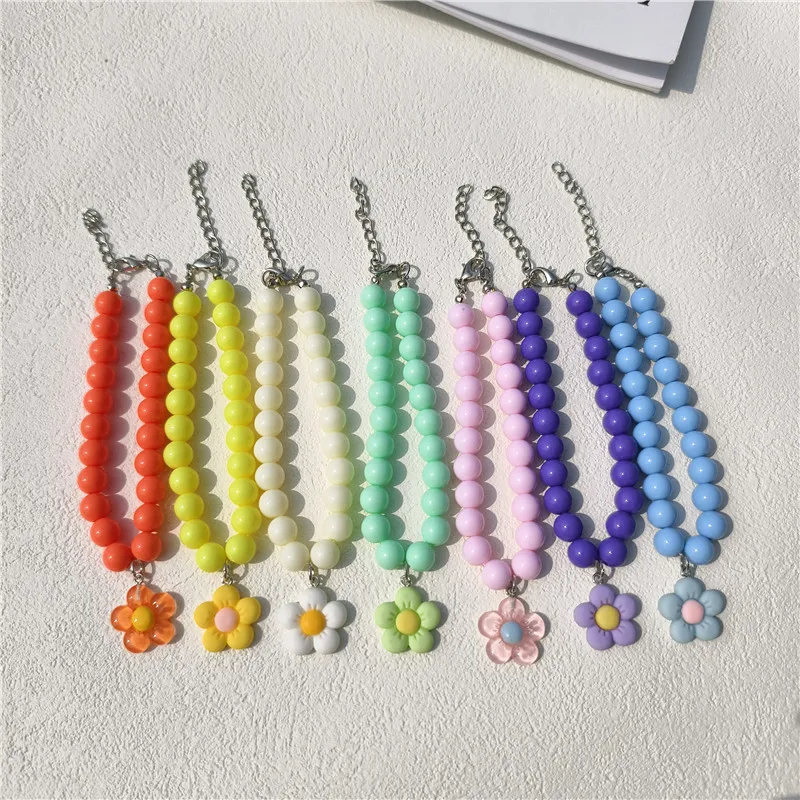 Gran oferta, Collar de flores para gatos, Collar ajustable de perlas para mascotas, Collar para perros, accesorios para cachorros, cadena para perros, producto de aseo para mascotas Chihuahua - imagen 3