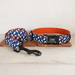 Collar personalizado para perro con grabado gratis y hebilla metálica