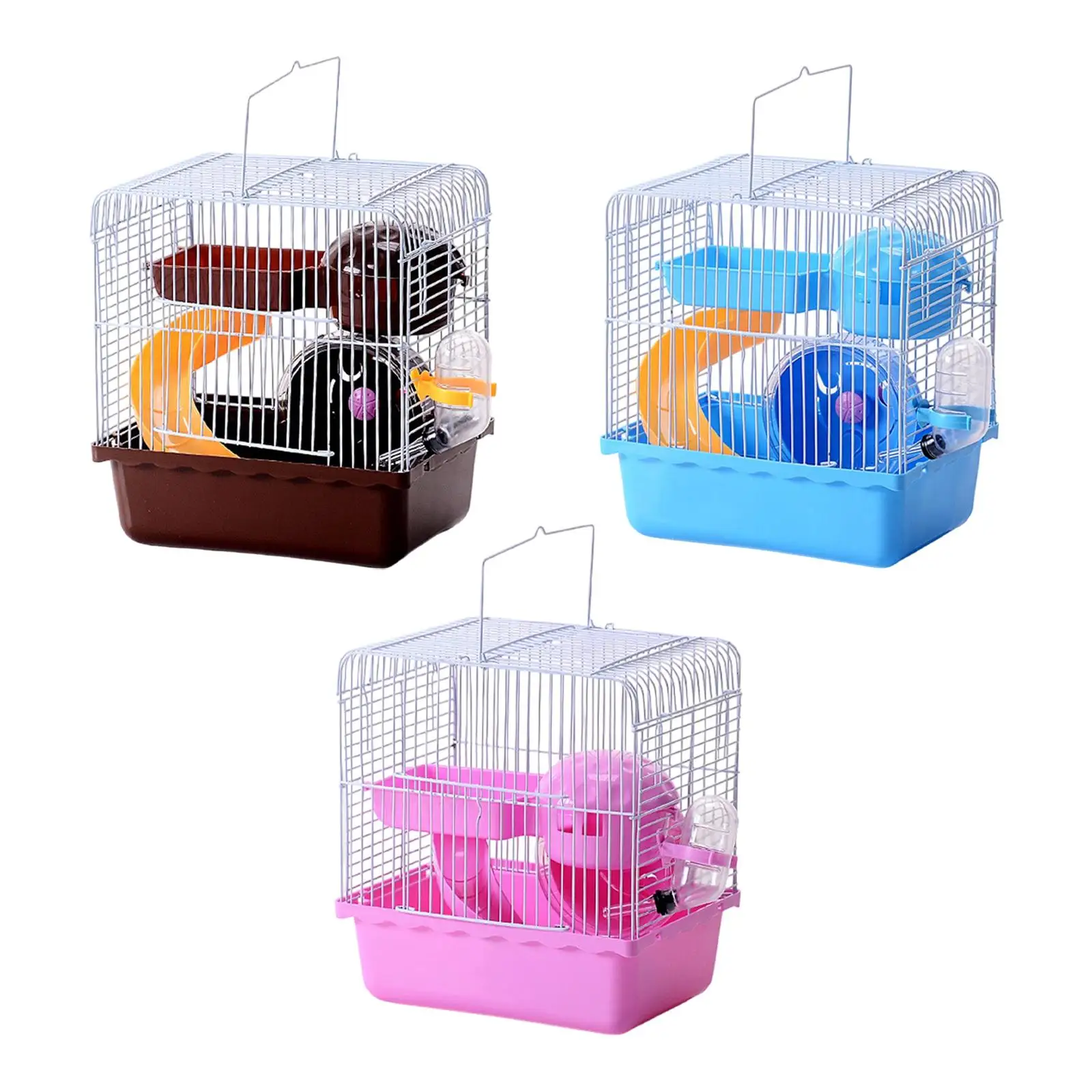 Guinea Pig Cage Travel Rat Cage Ventilated Accessory Easy to Carry for Temporary Housing Multipurpose Small Animal Carrier