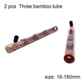 Three bamboo tube