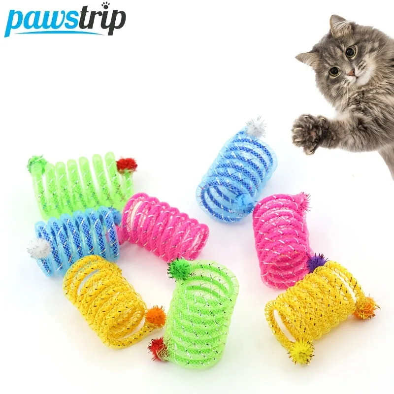 Juguetes de resorte interactivos para gatos – Coloridos y resistentes - imagen 4