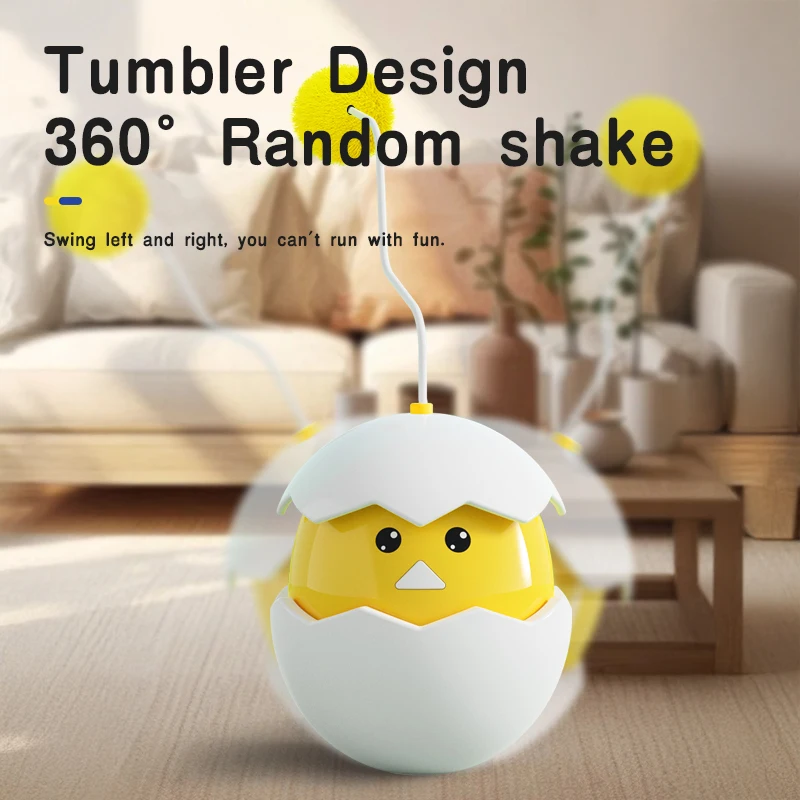 Nuevo Juguete de burlas para gatos, vaso eléctrico, juguete para gatos, sonidos y llamadas para gatitos, palo de burlas para gatos para aliviar el orificio - imagen 3