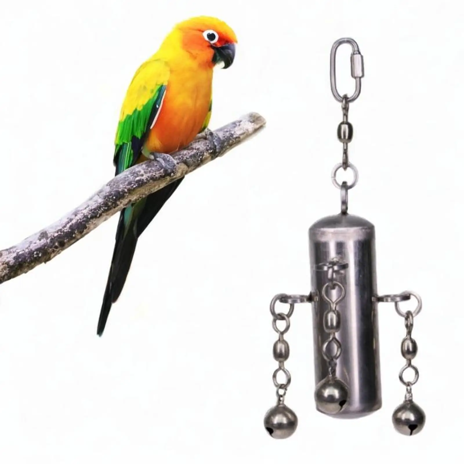 Bird Toys Gift Birdcage Hanging Perch Toy Playing Toys for Amazon Parrots Medium Large Bird Parrot Cockatiel Conure African Grey