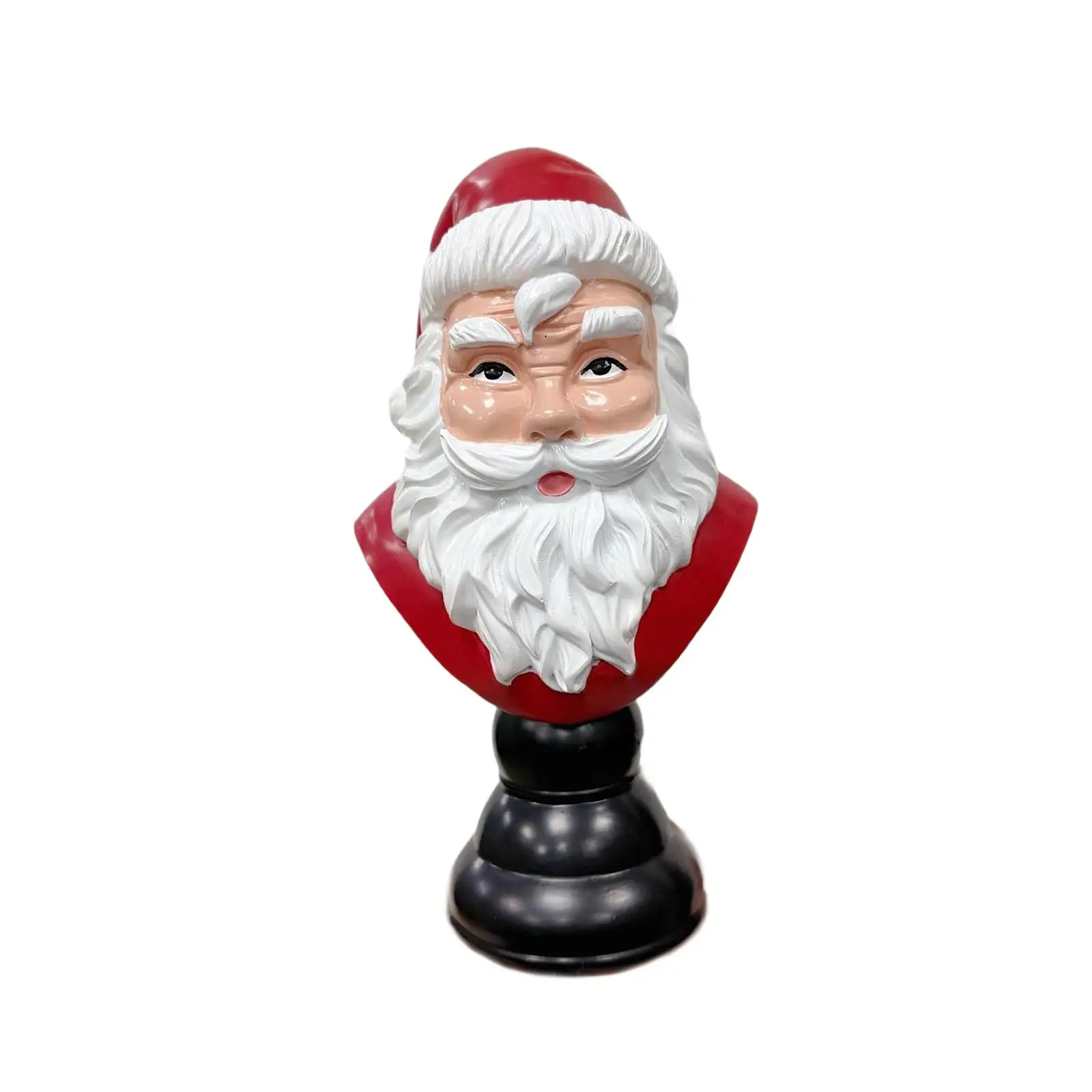 Santa Half Body Statue Sculpture Creative Traditional Adornment Desktop Ornament Crafts for Home Office Bedroom Cabinet Decor Santa Half Body Statue Sculpture Creative Traditional Adornment Desktop Ornament Crafts for Home Office Bedroom Cabinet Decor