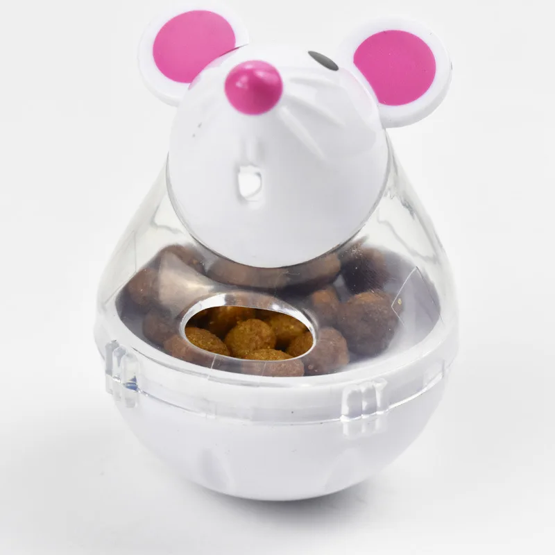 Juguete dispensador comida gato forma ratón - entretenimiento y ejercicio - imagen 5