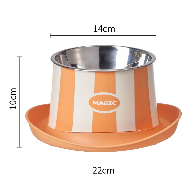 Cuenco elevado para gatos – Acero inoxidable y gran capacidad - imagen 2