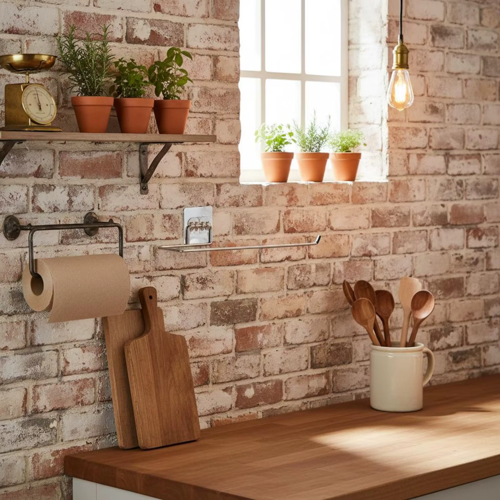 Portarrollos para debajo del gabinete - instalación rápida y duradera - imagen 4