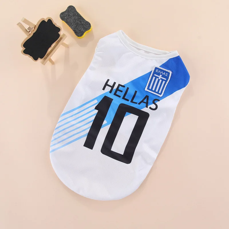 Camiseta para perros, camiseta de fútbol de baloncesto suave y cómoda, chaleco deportivo transpirable para perros, ropa para perros pequeños, medianos y grandes - imagen 5