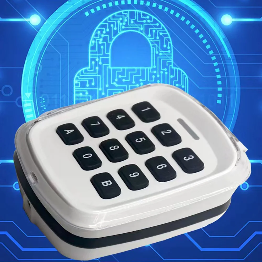 Teclado remoto inalámbrico para puerta de garaje 280-868MHz código fijo - imagen 4