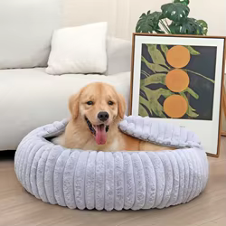 Cama redonda lavable para gatos y perros pequeños o medianos – Cueva