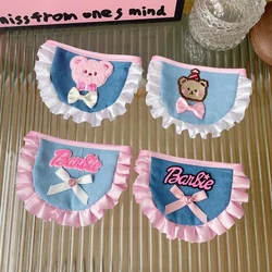 Sudadera con capucha de vaquero con forma de corazón para mascotas, bonita bufanda de agua para gato, bufanda de oso de peluche, accesorios para fotos, accesorios para cachorros, suministros para mascotas