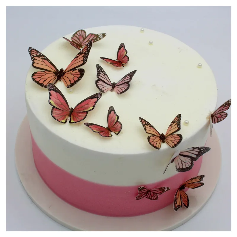 Papel de transferencia de hoja de oblea A4, 50 hojas/paquete, 0,65mm, para herramientas de decoración de pasteles, flor - imagen 3