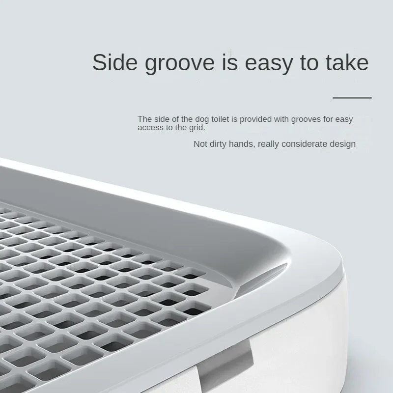 Inodoro para mascotas Extra grande, mediano a grande, prevención de salpicaduras de orina para perros con Pilar, inodoro para mascotas, puede enjuague, lavabo para orina de perro - imagen 3