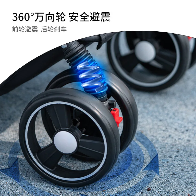 Carro para mascotas, bolsa para perros y gatos, jaula de separación, cochecitos pequeños para mascotas, suministros plegables ligeros para perros - imagen 3