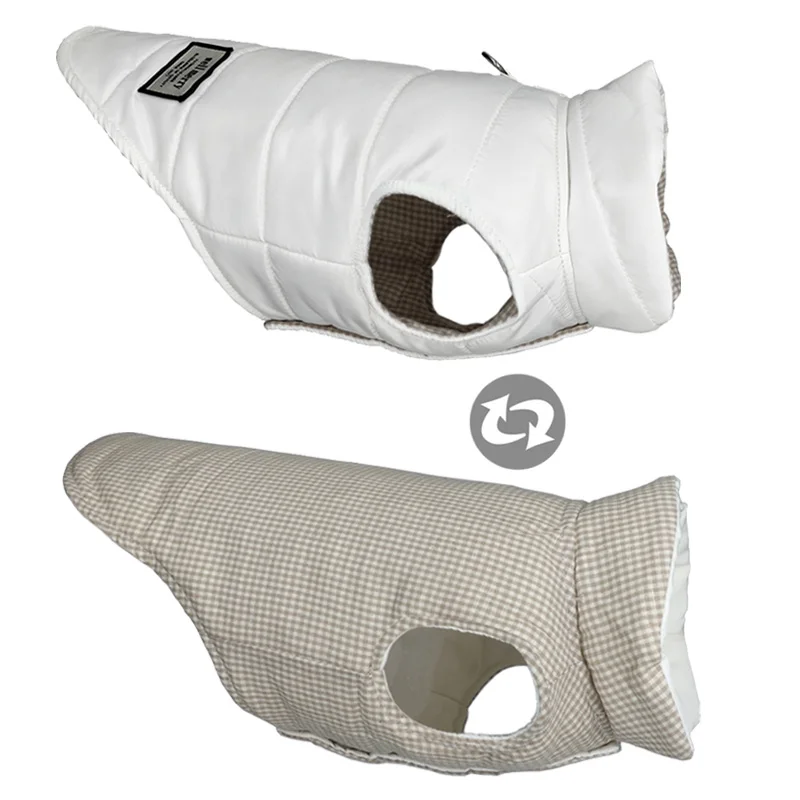 Chaqueta de invierno para cachorros, ropa para perros pequeños y medianos, abrigo para gatos, trajes de Yorkshire, Bulldog Francés, Chihuahua, ropa frontal y trasera - imagen 5