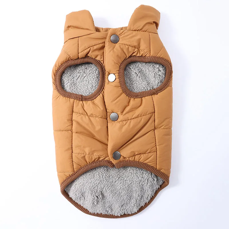 Chaleco térmico para perros pequeños – Abrigo de invierno sin mangas - imagen 2