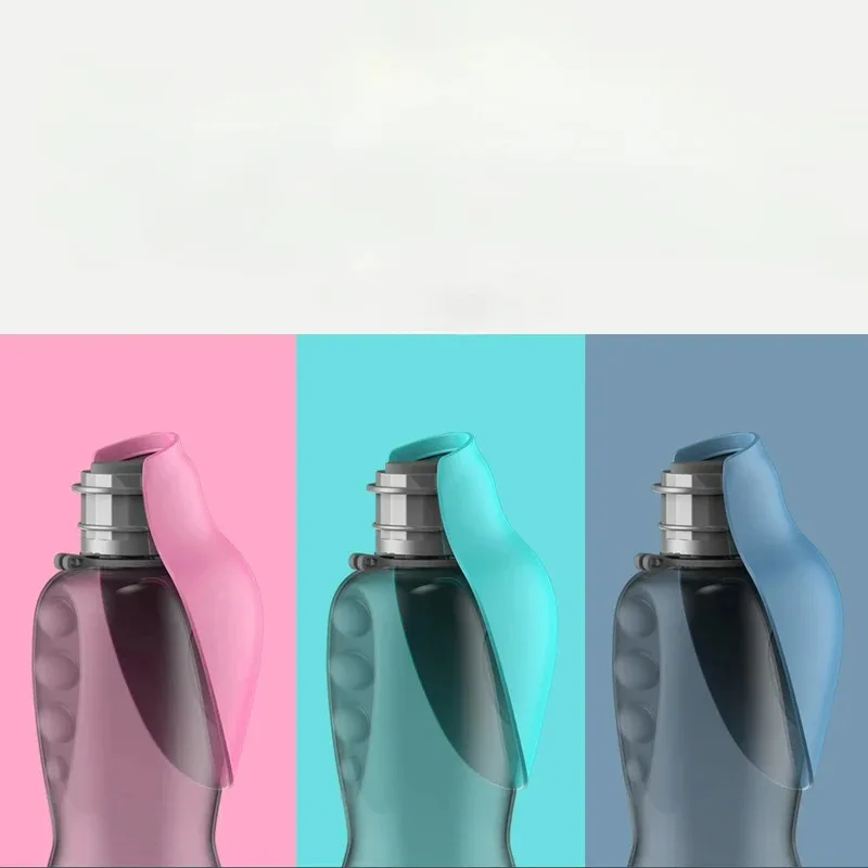 Botella de agua portátil con tapa abatible para perros, dispensador de viaje a prueba de fugas para perros pequeños, medianos y grandes - imagen 5