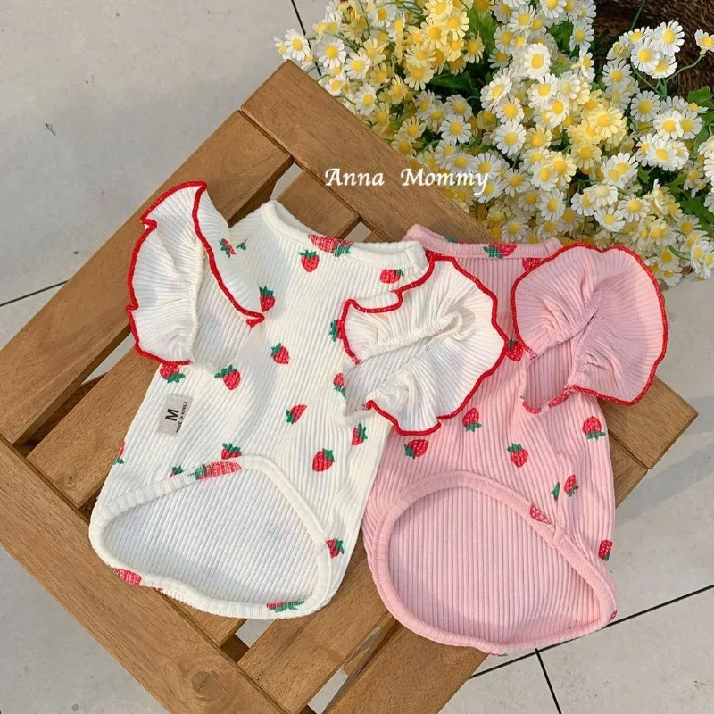 Chaleco verano con diseño fresa para perros pequeños - imagen 5