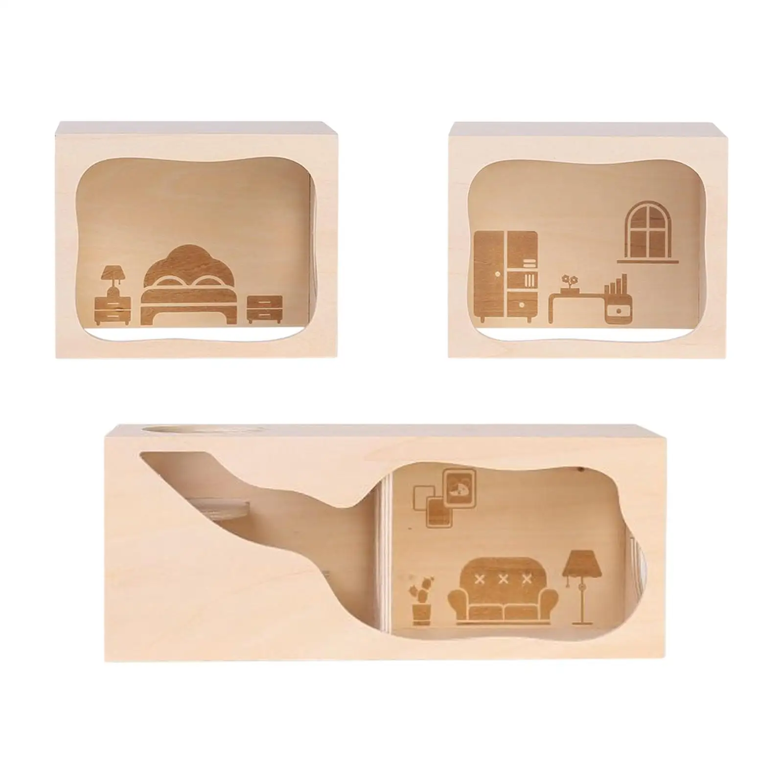 Hamster House Exploration Toy Cage Accessories Small Animals Pets Tunnel for Mice