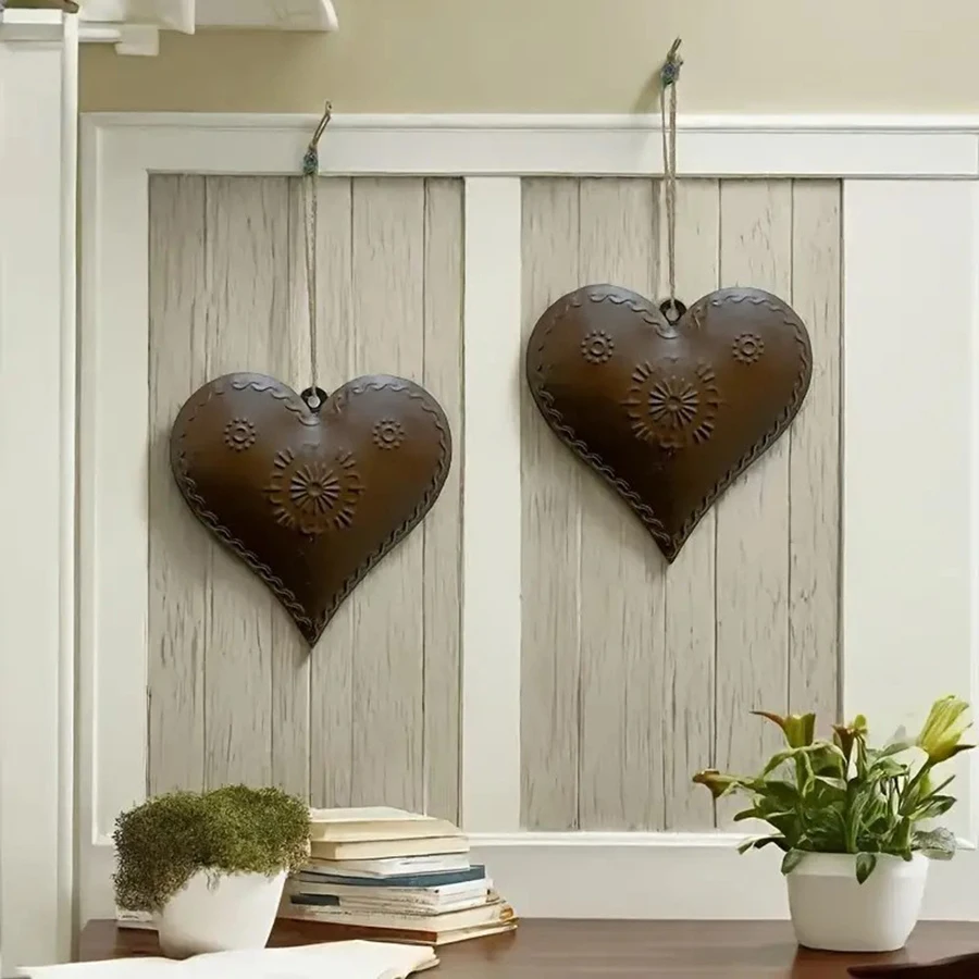 Decoración de pared corazón de hierro forjado para mascotas - imagen 2