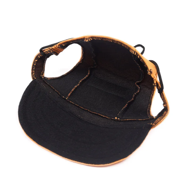 Gorra de béisbol con orificios para las orejas para mascotas, sombrero de lona ajustable para cachorros y gatos, a prueba de viento, para viajes, deportes, senderismo, sombreros de Sol para perros - imagen 4