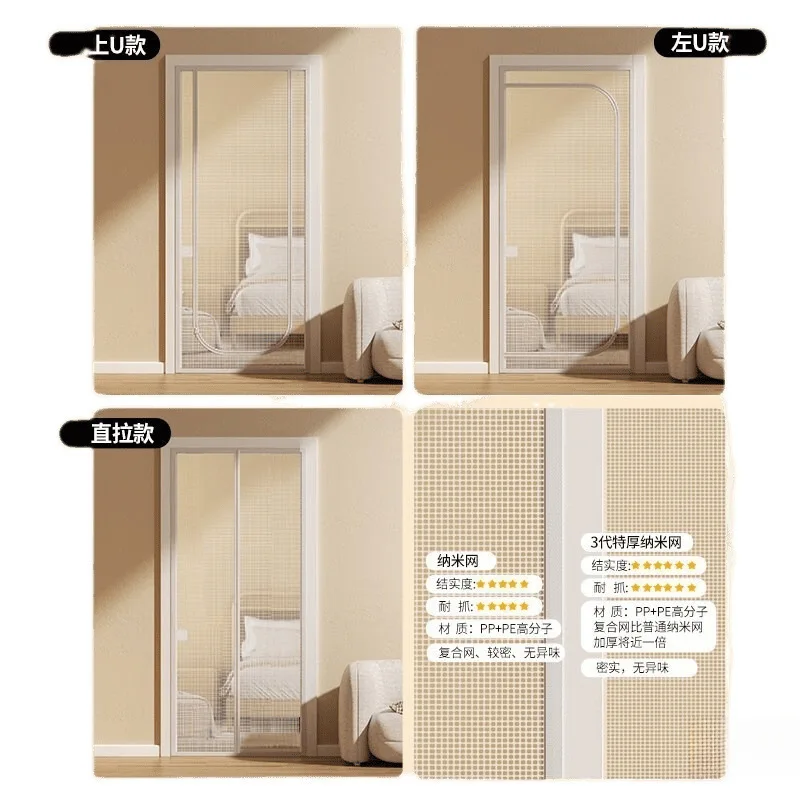 Valla de puerta anti-gato, vallas para mascotas, valla de aislamiento para gatos, balcón, puerta divisoria para gatos, productos para mascotas - imagen 5