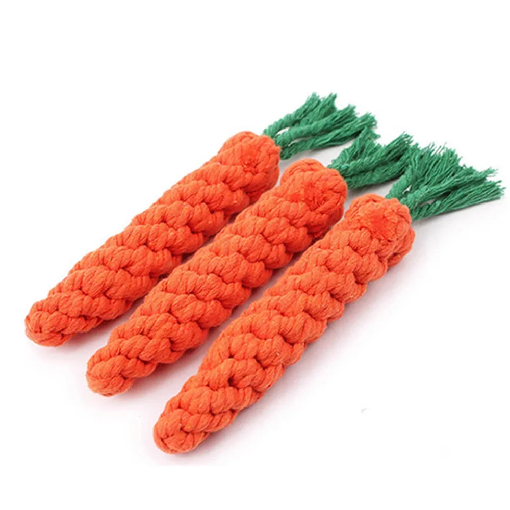 Juguete dental de cuerda con forma de zanahoria para perros - imagen 4