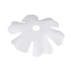 Pantalla floral de PVC para lámpara de mesa – Estilo minimalista