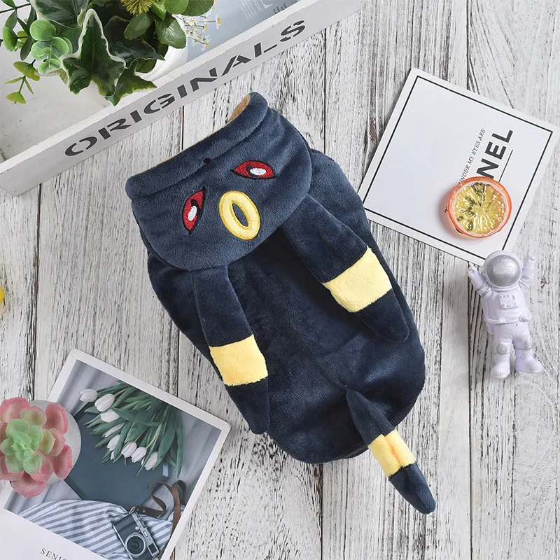 Transformación de mascotas Dibujos animados de Halloween Perros pequeños y medianos Chaqueta de suéter de perro engrosada de lana de invierno