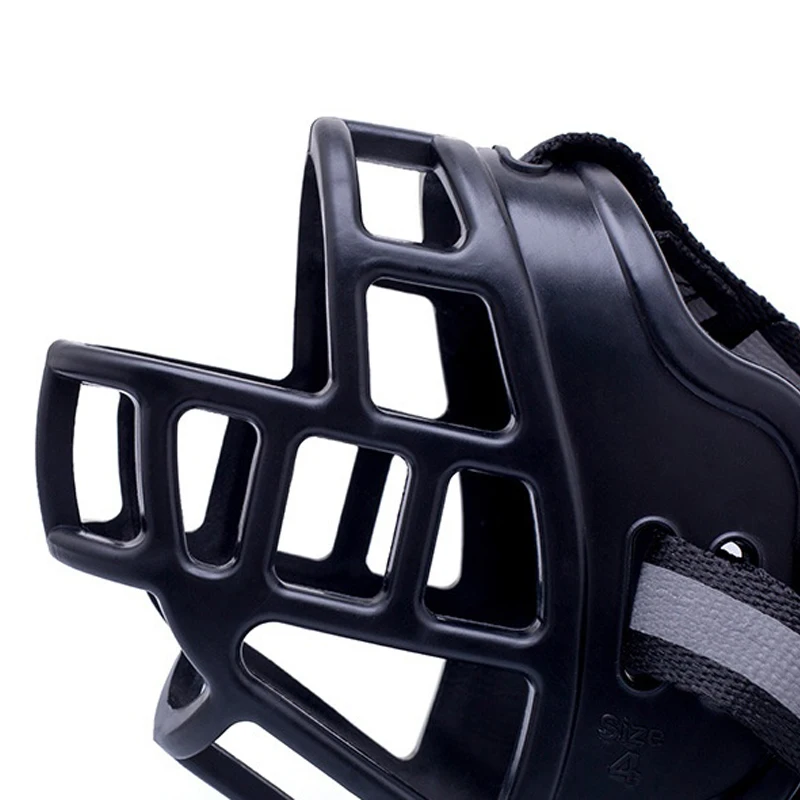 Bozal de silicona suave para perros, máscara para masticar antimordeduras, cesta transpirable, bozal para perros, máscara fuerte duradera, bozal, suministros para perros y mascotas - imagen 2