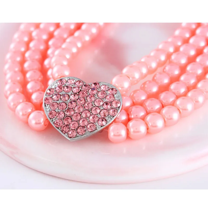 Collar joyero rosa extensible con corazón para perros y gatos - imagen 5