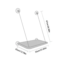 Hamaca de ventana para gatos – Cama nube ultrasuave ergonómica