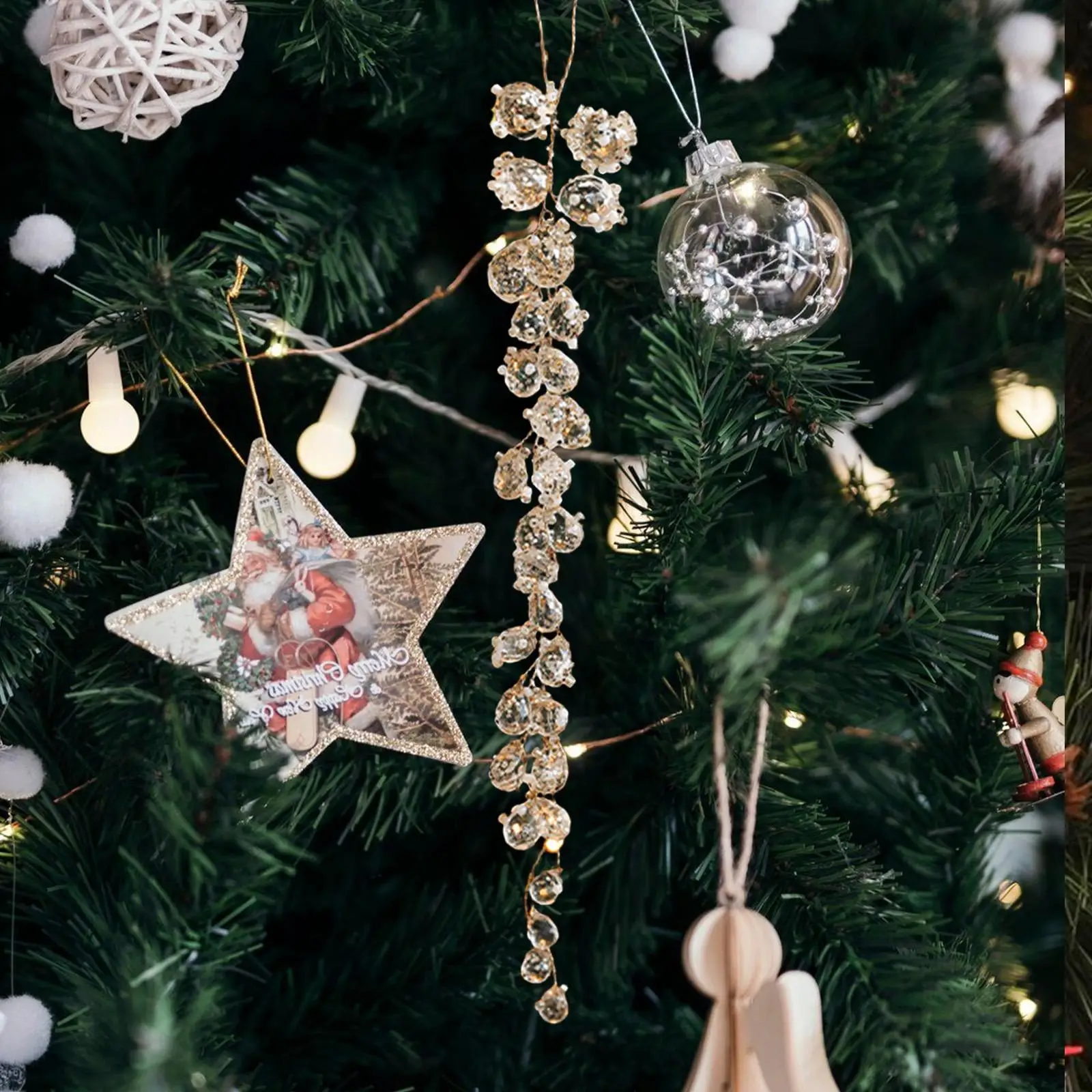 Christmas Hanging Ornament, Christmas Tree Decoration, Christmas Photo Prop,