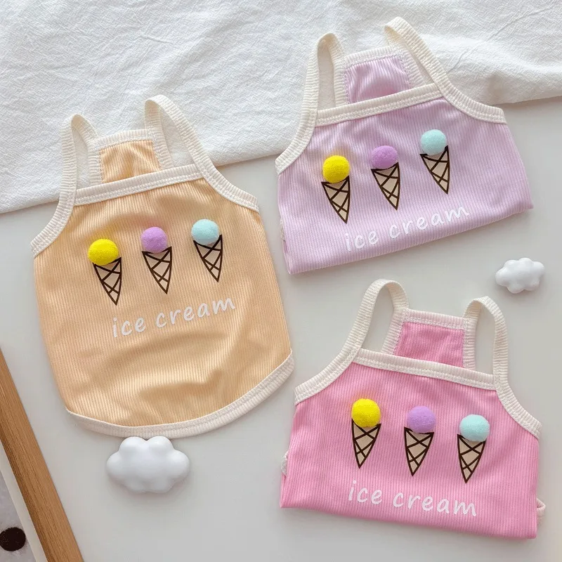 Ropa para perros helado, transpirable, Bichon Frise, chaleco antiderramamiento para mascotas, jersey sin mangas para perros pequeños y medianos - imagen 3