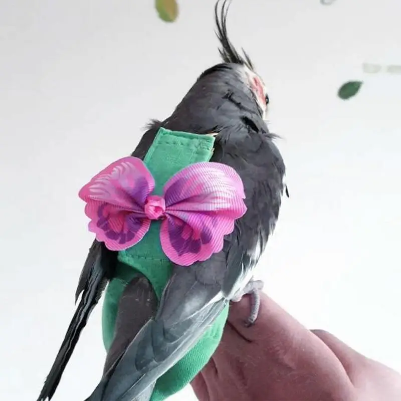Pañal de loro para mascotas, traje de vuelo lavable, lindo, colorido, cacatúa, palomas, pequeño, mediano, grande - imagen 3