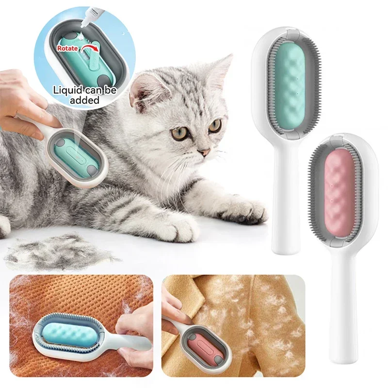 Peine de lana para perros y gatos, productos para mascotas, cepillo removedor de pelo para mascotas, accesorios para perros, cepillo de masaje para gatos - imagen 5